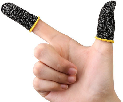 balaji trading company 1 Pair Mobile Game Finger Gloves Sweat Proof Touch Screen Finger Cover Finger Sleeve(Pack of 2)
