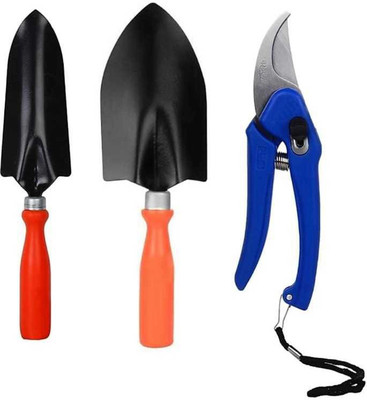 AGT Garden Tools Set of Pruner, Khurpa & Khurpi Garden Tool Kit(4 Tools)