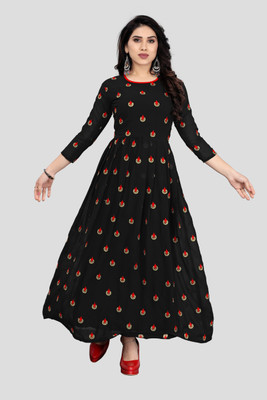 NP CREATION Flared/A-line Gown(Black)