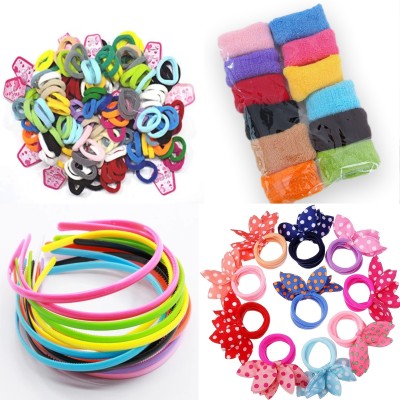 alamodey Pack of 60 Maha Combo of Girls Hair Accessory Set(Multicolor)