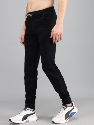 Rend Jogger Fit Men Black Jeans