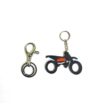 ShopTalk High Quality Rubber Ktm & Hook Pack of 2 Key Chain