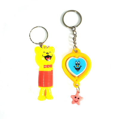 ShopTalk Smiley Spring And Smiley Heart Pack of 2 Key Chain