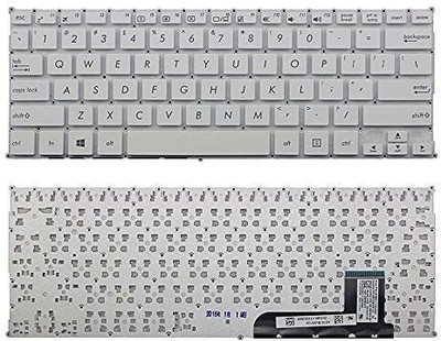 TechSonic E200H E200HA F201 F201E F202 F202E T300F T300FA X201 X201E X202 X202E X205T X205 Internal Laptop-size Laptop Keyboard Compatible with Desktop, Laptop, Mac(White)