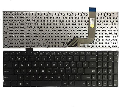 TechSonic For Asus VivoBook 15 A542U A580 X542 X542B X542BA X542U X542UR X542UQR X542UN Internal Laptop-size Laptop Keyboard Compatible with Desktop, Laptop, Mac(Black)