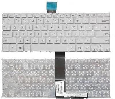TechSonic For Asus X200CA F200 F200CA F200LA F200MA X200LA X200M X200 X200C X200L X200MA Internal Laptop-size Laptop Keyboard Compatible with Desktop, Laptop, Mac(White)