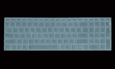Saco Silicone Skin Keyboard Cover Compatible for HP 15s- Fq2627TU Series Laptop - launch year 2022 Keyboard Skin(Transparent)