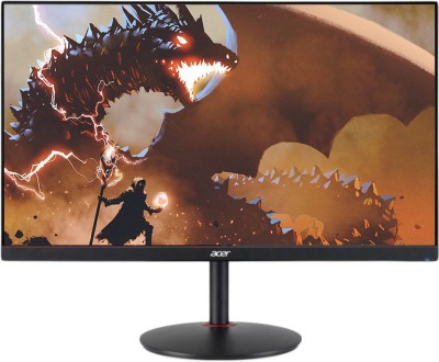 acer Nitro 27 inch Full HD LED Backlit IPS Panel Height Adjustable Gaming Monitor (XV272U)(Response Time: 1 ms, 144 Hz Refresh Rate)