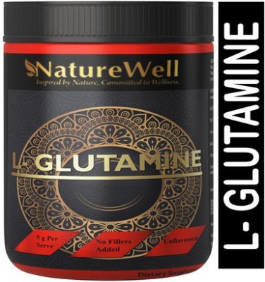 Naturewell Micronised L - Glutamine Powder Supplement (G158) Pro Glutamine(300 g, Mixed Fruit)