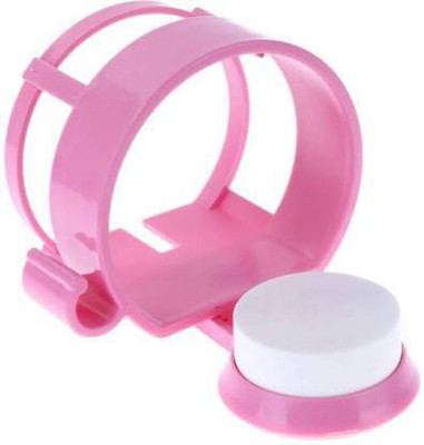 MS MODSTYLE Salon Hair Dryer Holder Rack with Vacuum Suction Cup Wall Mount Round Hairdryer Stand Bathroom Organizer Plastic Wall Shelf(Number of Shelves - 1, Multicolor)