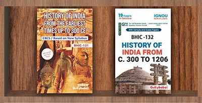 IGNOU BHIC-131 History Of India From The Earliest Times Upto 300 CE And BHIC-132 History Of India From C.300 To 1206 (English) First Year Combo Of Ignou Help Books(Paperback, GPH Panel of Experts)