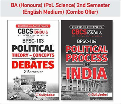BPSC-103 Political Theory- Concepts And Debates & BPSC-104 Political Process In India(Paperback, GPH Panel of Experts)
