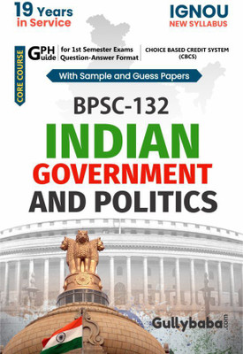 IGNOU BPSC-132: Indian Governement And Politics(Paperback, GPH Panel of Experts)