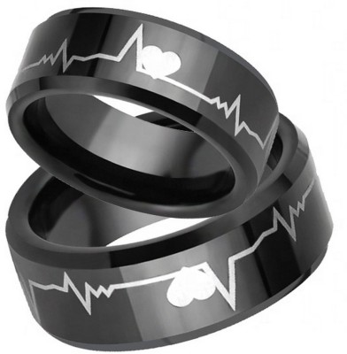 Vientiq Special Couple Ring Set for Special day Stainless Steel Ring Set