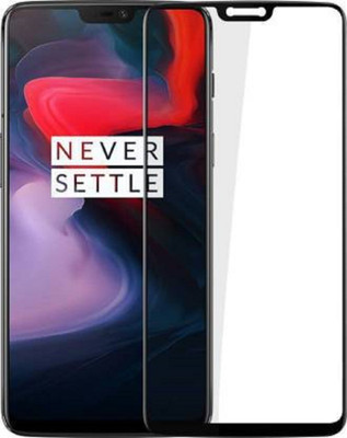 GTHELLO Edge To Edge Tempered Glass for OnePlus 6(Pack of 1)