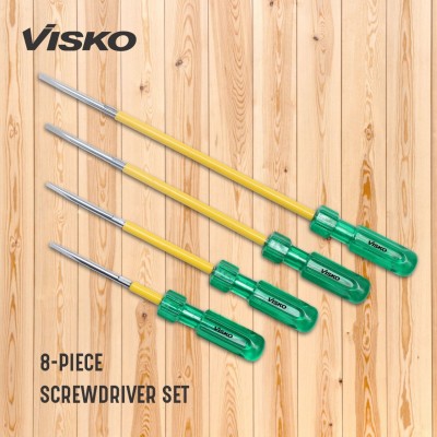 VISKO 4 Set (2 in 1) Combination Screwdriver Set(Pack of 4)