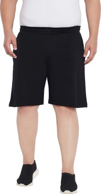 bigbanana Solid Men Black Basic Shorts