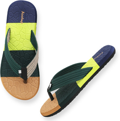 SOSU Men Sosu Comfortable|Ultra-Light|Stylish and Trendy|Flip Flops for Men Slippers(Green , 9)