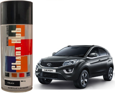 GHANA HUB PREMIUM CUBE F1 SINGLE Black Spray Paint 400 ml(Pack of 1)
