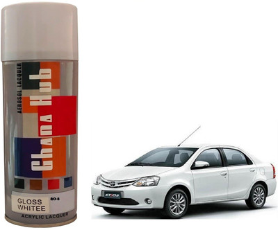GHANA HUB PREMIUM CUBE F1 SINGLE White Spray Paint 600 ml(Pack of 1)