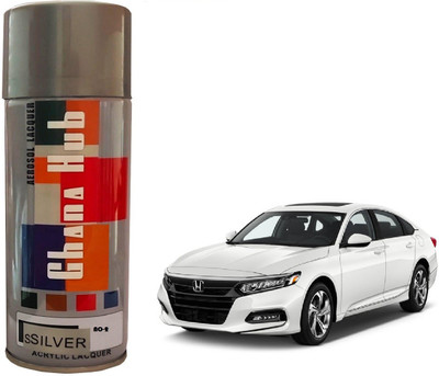 GHANA HUB PREMIUM CUBE F1 SINGLE Silver Spray Paint 600 ml(Pack of 1)