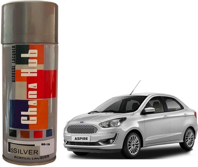 GHANA HUB PREMIUM CUBE F1 SINGLE Silver Spray Paint 600 ml(Pack of 1)