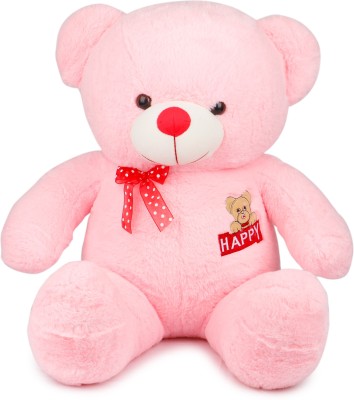 FIDDLERZ Stuffed Plush Toy Cute Teddy Bear Toy Soft Animal Doll for Kids Babies Boys Girls & Birthday Return Gift ( 28 Inch ) Pink  - 28 inch(Pink)