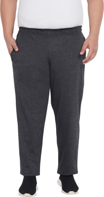 bigbanana Solid Men Grey Track Pants