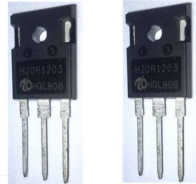 RISARYA H20R1203 IGBT 2PCS POWER TRANSISTOR 20A 1200V REVERSE CONDUCTING HEATING AND WIDELY USED IN INDUCTION COOKER T0247 PACKAGE FET Transistor(Number of Transistors 2)