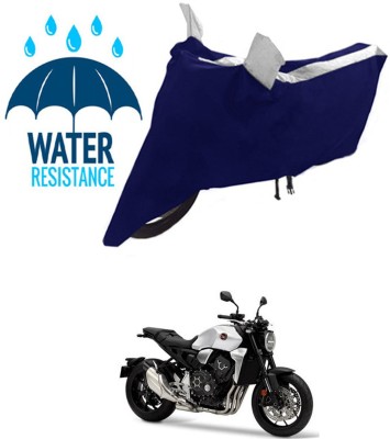 RONISH Waterproof Two Wheeler Cover for Honda(CB1000R, Black, Silver)