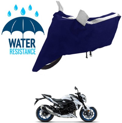 RONISH Waterproof Two Wheeler Cover for Suzuki(GSX-S750, Black, Silver)