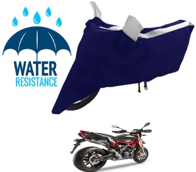 RONISH Waterproof Two Wheeler Cover for Aprilia(Dorsoduro 900, Black, Silver)