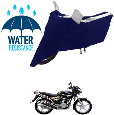 RONISH Waterproof Two Wheeler Cover for Yamaha(Libero LX, Black, Silver)