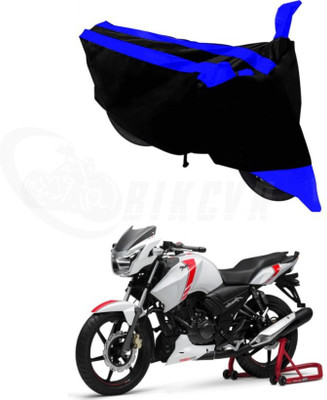 BIKCVR Two Wheeler Cover for TVS(Apache RTR 180, Blue)