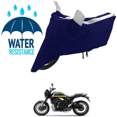 RONISH Waterproof Two Wheeler Cover for Kawasaki(Z900RS, Black, Silver)