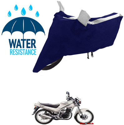 RONISH Waterproof Two Wheeler Cover for Kinetic(GF 125, Black, Silver)