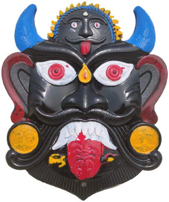 DRAVY HANDICRAFTS Nazar Battu Evil Eye Wall Hanging Nazar Battu for Home Entrance Office Shops Decorative Showpiece  -  31 cm(Plastic, Blue)