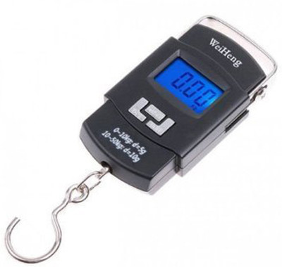 Stylopunk Electronic Balance Portable Hook Weighing Machine Digital Hanging Luggage Fishing Hook Scale Manual Weight 110 lb/50 Kg Backlite LCD Display Screen Weighing Scale(Black) Stylopunk Electronic Balance Portable Hook Weighing Machine Digital Hanging Luggage Fishing Hook Scale Manual Weight 110 lb/50 Kg Backlite LCD Display Screen Weighing Scale(Black)