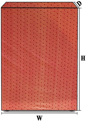 JM Homefurnishings Front Loading Washing Machine  Cover(Width: 61 cm, Mandy, Coral)