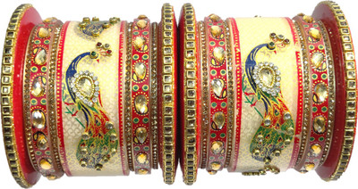 Anshi Creations Plastic Bangle Set(Pack of 18)