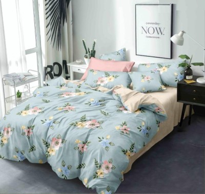 t tungol Cotton Queen Sized Bedding Set(Green)