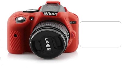 IJJA D5300 Camera cover for nikon camera silicone protective cover  Camera Bag(Red)