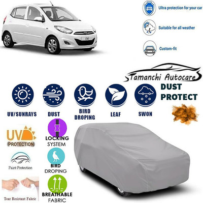Tamanchi Autocare Car Cover For Hyundai i10(Silver)