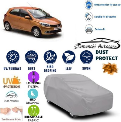 Tamanchi Autocare Car Cover For Tata Tiago(Silver)