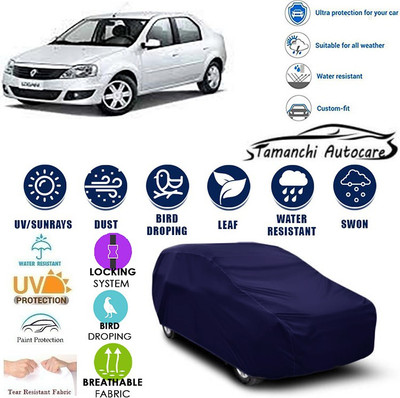 Tamanchi Autocare Car Cover For Mahindra Logan(Blue)
