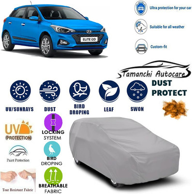 Tamanchi Autocare Car Cover For Hyundai Elite i20(Silver)