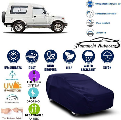 Tamanchi Autocare Car Cover For Maruti Suzuki Gypsy King(Blue)