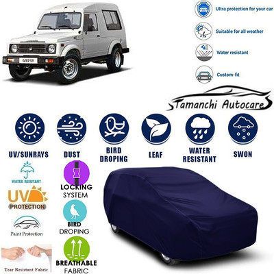 Tamanchi Autocare Car Cover For Maruti Suzuki Gypsy(Blue)