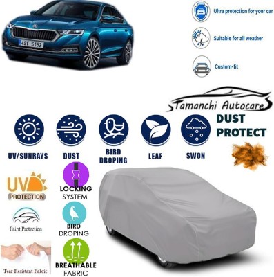 Tamanchi Autocare Car Cover For Skoda New Octavia(Silver)