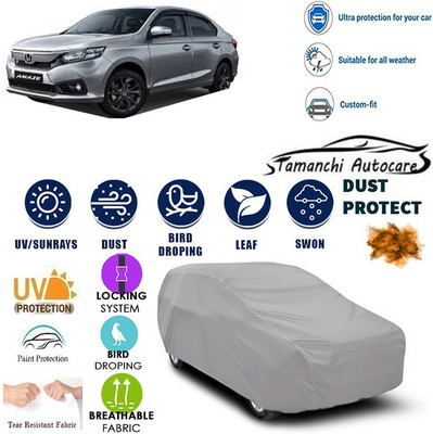Tamanchi Autocare Car Cover For Honda Universal For Car(Silver)